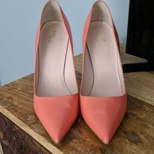 Kate Spade Coral Heels Size 8.5